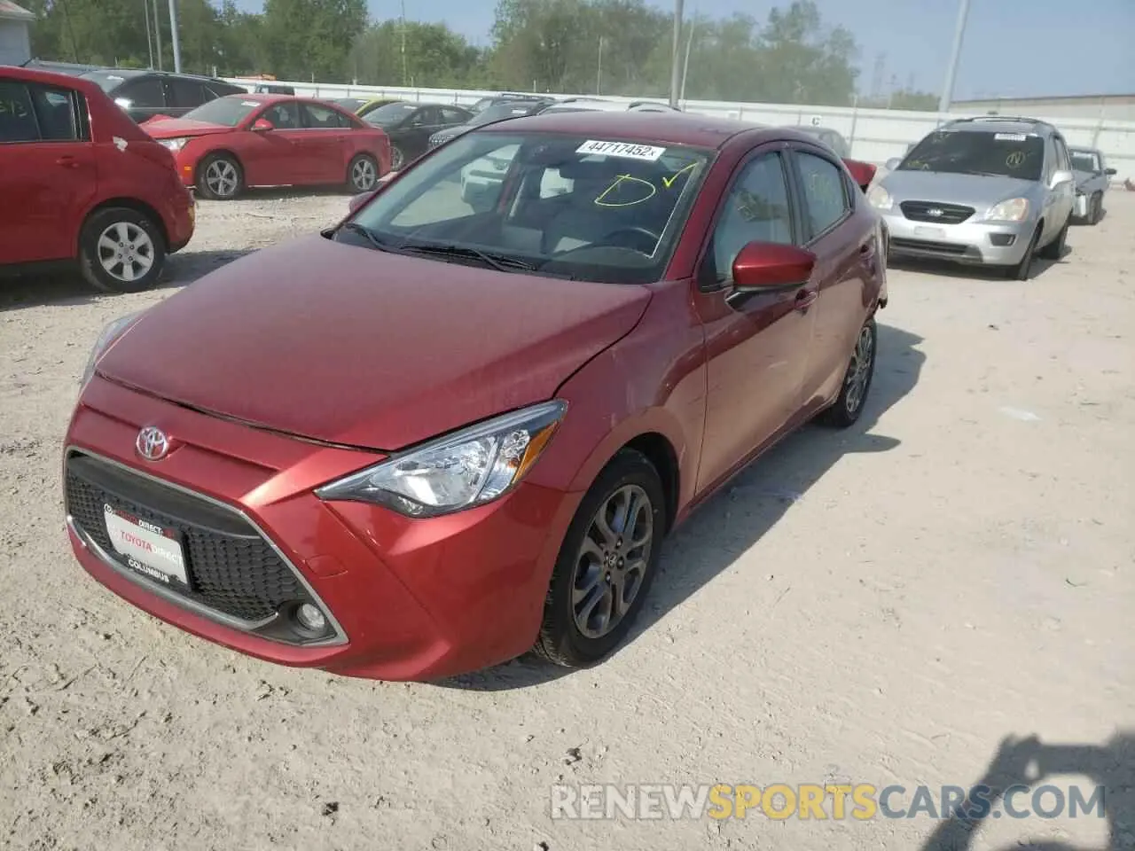 2 Photograph of a damaged car 3MYDLBYV1KY518472 TOYOTA YARIS 2019