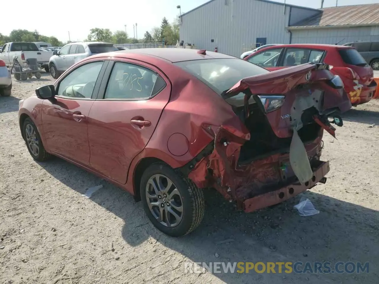 3 Photograph of a damaged car 3MYDLBYV1KY518472 TOYOTA YARIS 2019