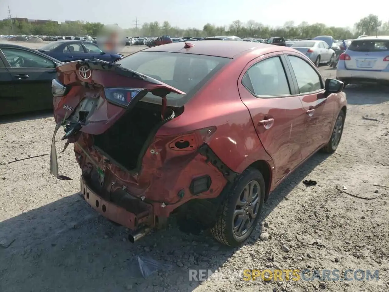 4 Photograph of a damaged car 3MYDLBYV1KY518472 TOYOTA YARIS 2019