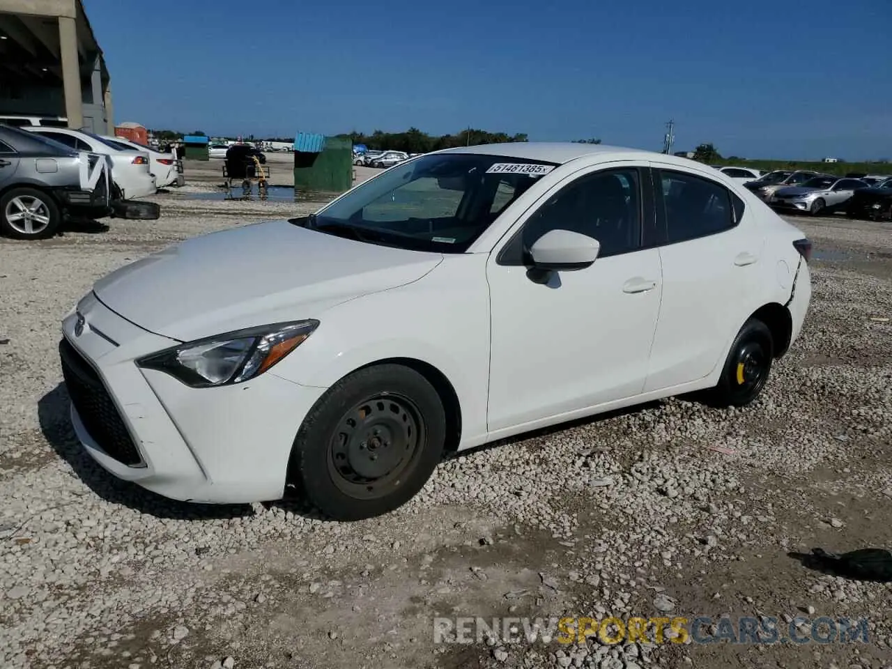 1 Photograph of a damaged car 3MYDLBYV1KY519718 TOYOTA YARIS 2019