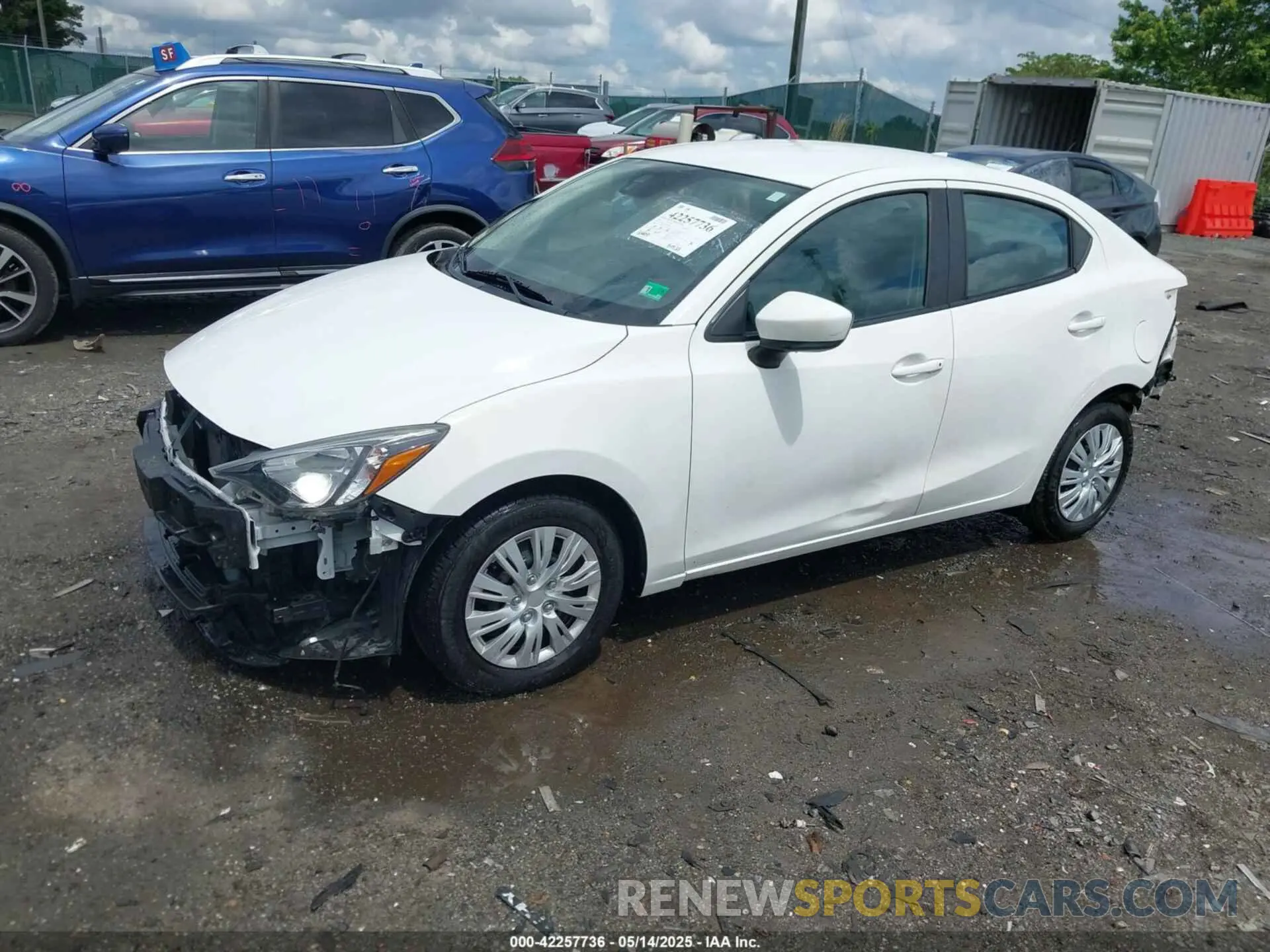 2 Photograph of a damaged car 3MYDLBYV1KY524689 TOYOTA YARIS 2019