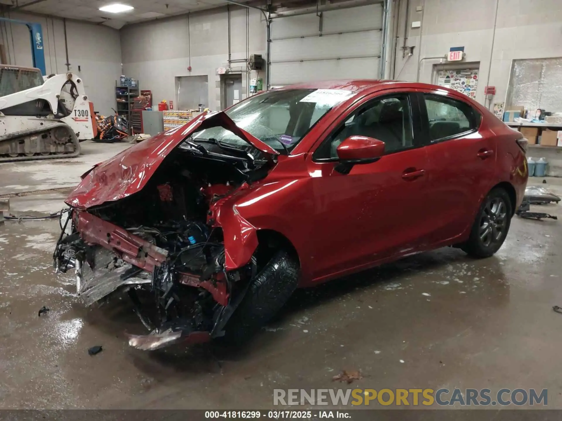 2 Photograph of a damaged car 3MYDLBYV2KY509893 TOYOTA YARIS 2019