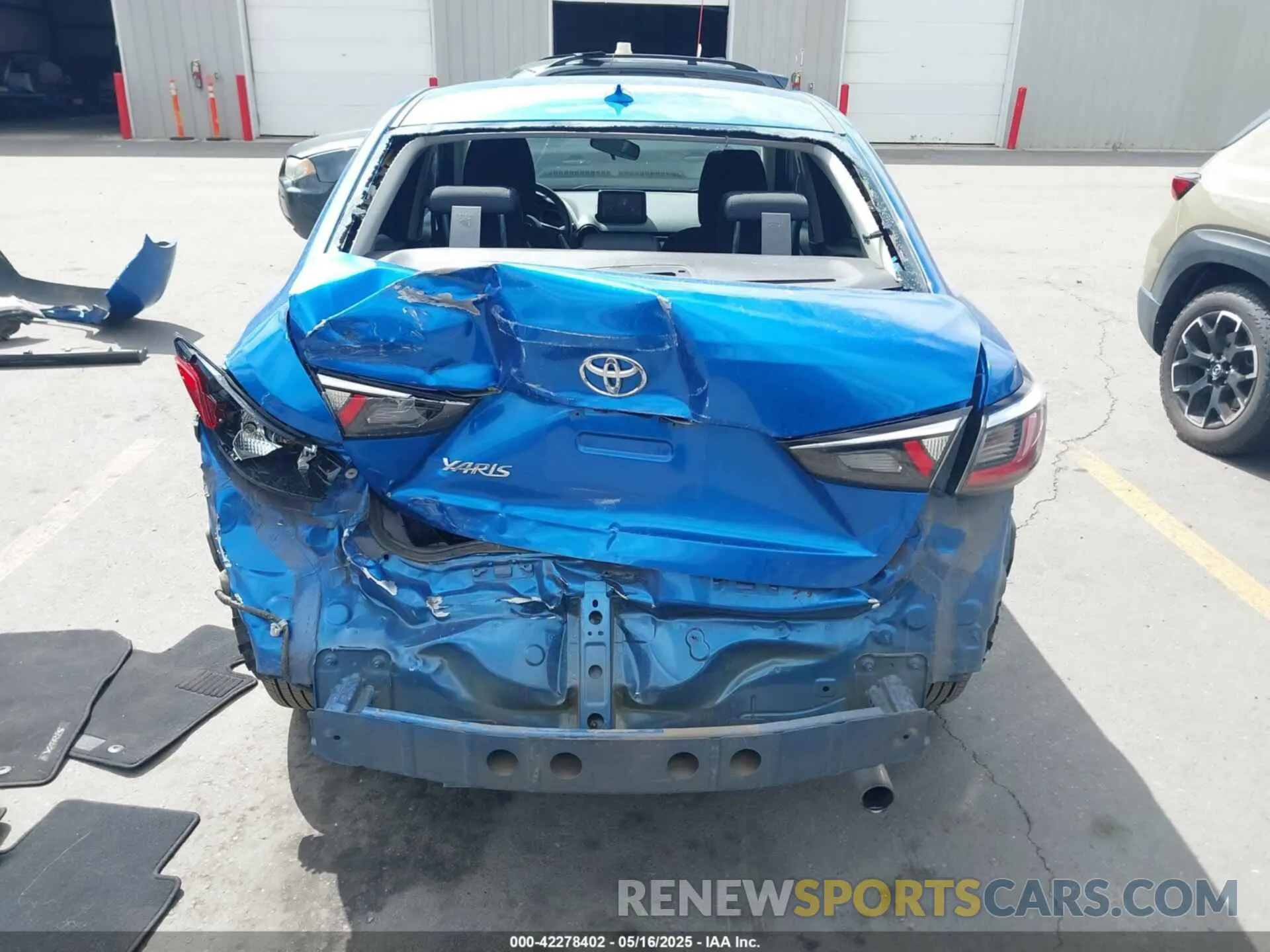 16 Photograph of a damaged car 3MYDLBYV2KY520621 TOYOTA YARIS 2019