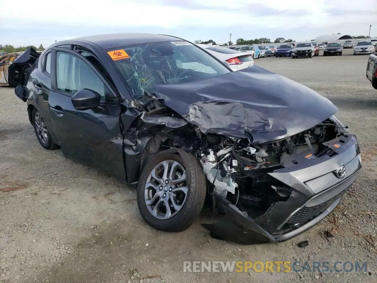 1 Photograph of a damaged car 3MYDLBYV2KY520974 TOYOTA YARIS 2019