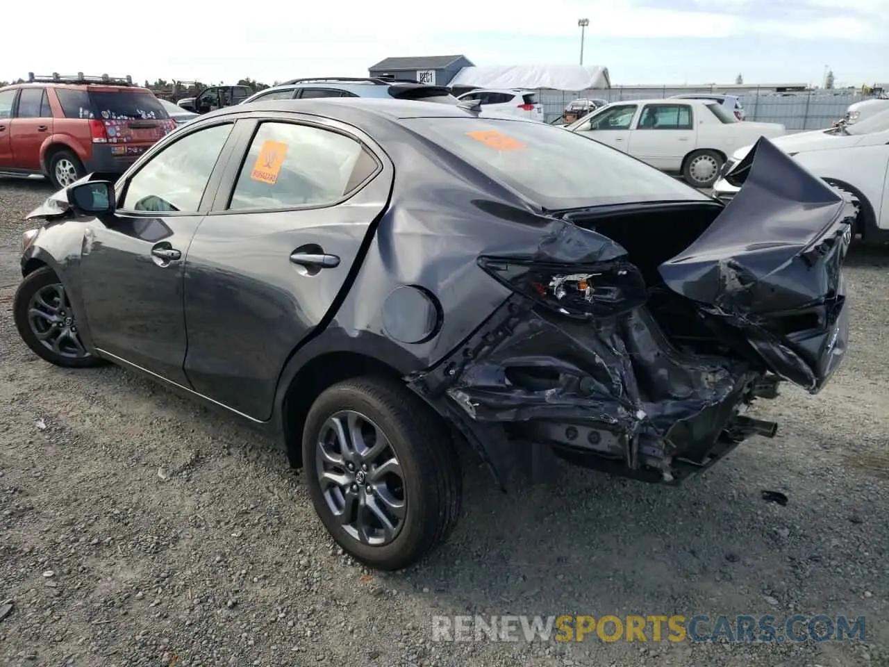 3 Photograph of a damaged car 3MYDLBYV2KY520974 TOYOTA YARIS 2019