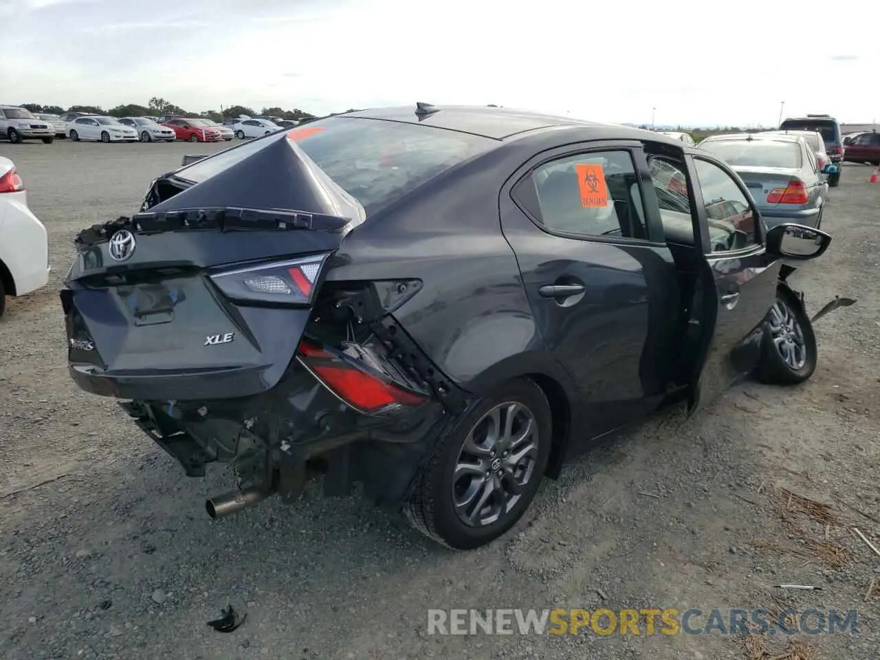 4 Photograph of a damaged car 3MYDLBYV2KY520974 TOYOTA YARIS 2019