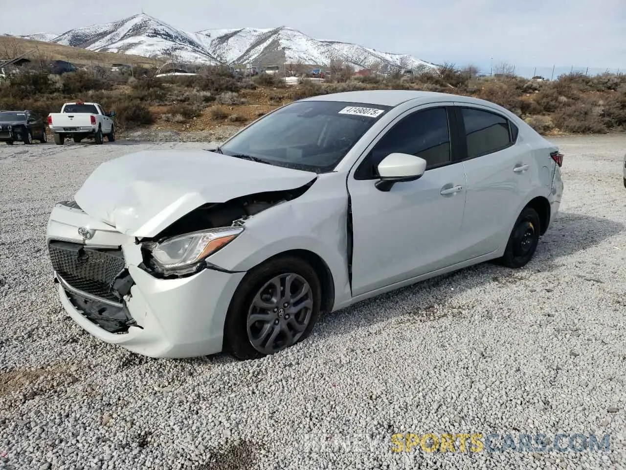 1 Photograph of a damaged car 3MYDLBYV3KY506033 TOYOTA YARIS 2019