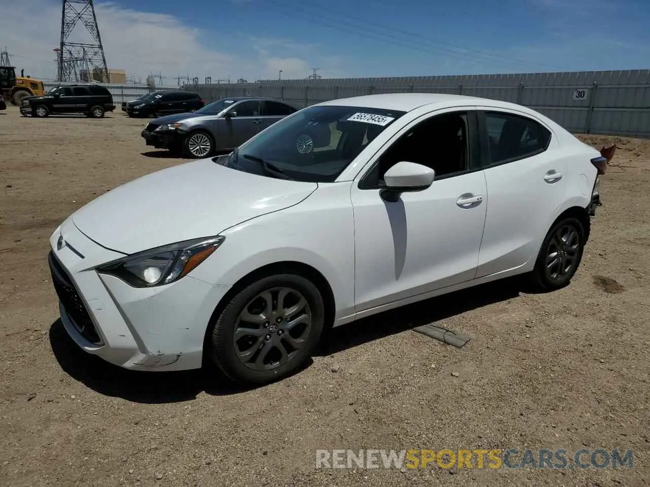 1 Photograph of a damaged car 3MYDLBYV3KY509238 TOYOTA YARIS 2019