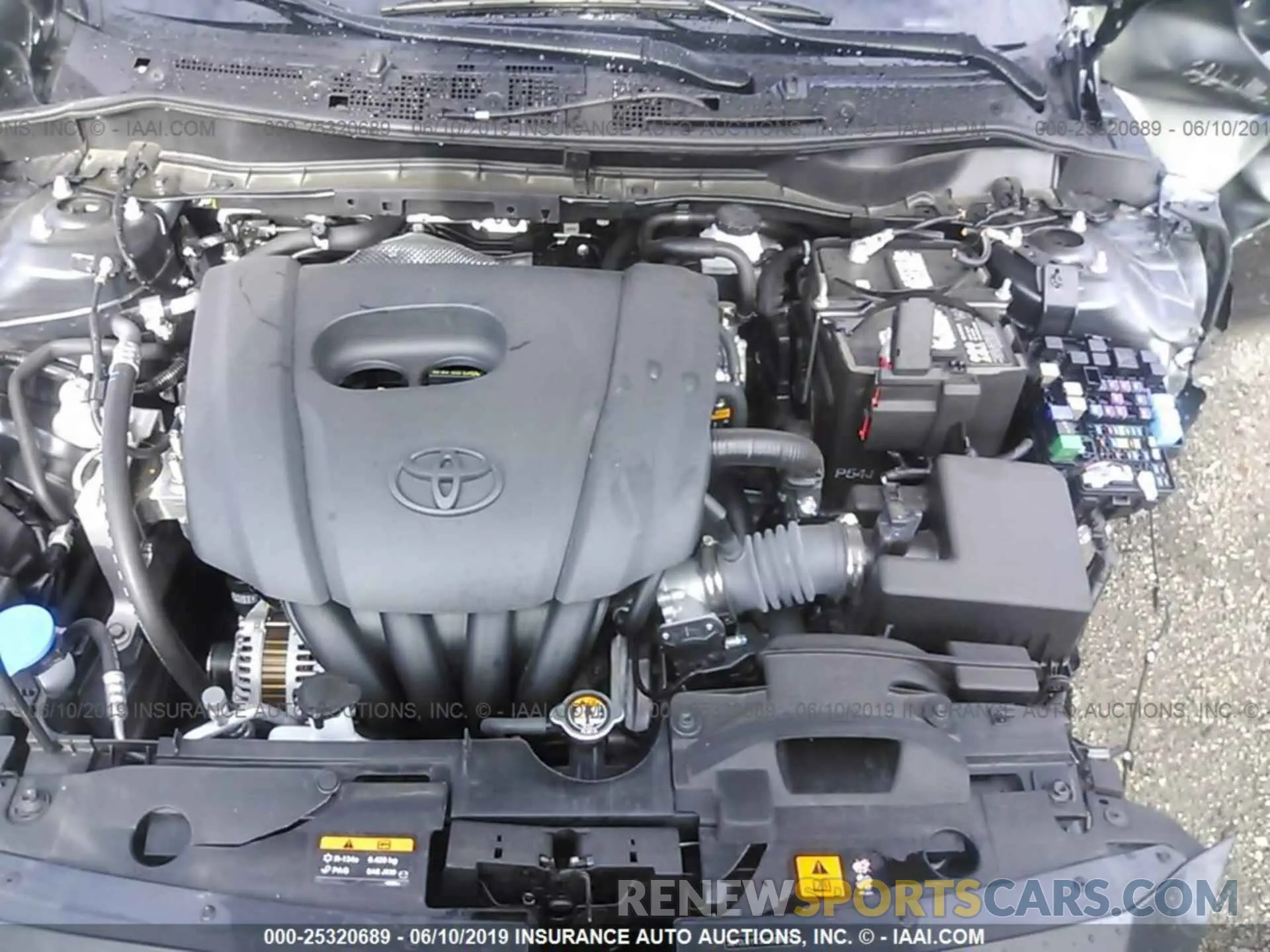 10 Photograph of a damaged car 3MYDLBYV3KY509322 TOYOTA YARIS 2019