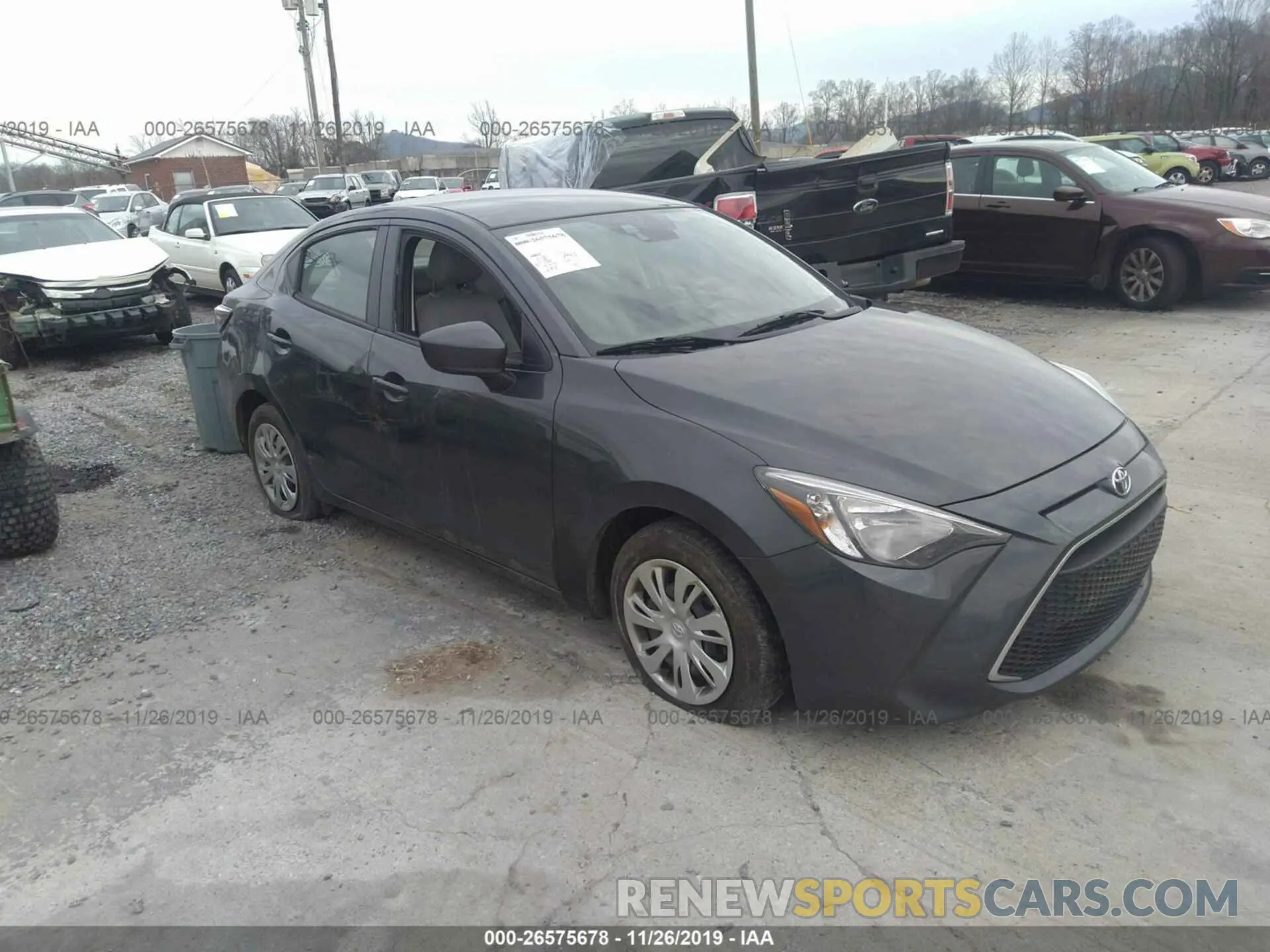 1 Photograph of a damaged car 3MYDLBYV3KY510244 TOYOTA YARIS 2019
