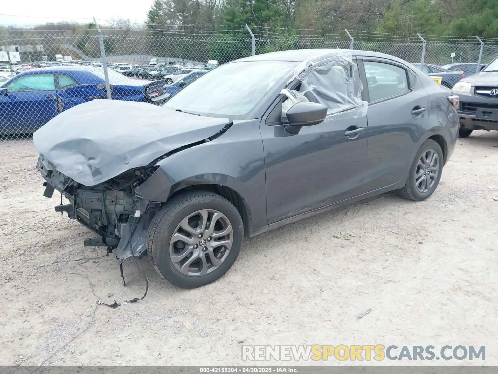 2 Фотография поврежденного автомобиля 3MYDLBYV4KY501407 TOYOTA YARIS 2019