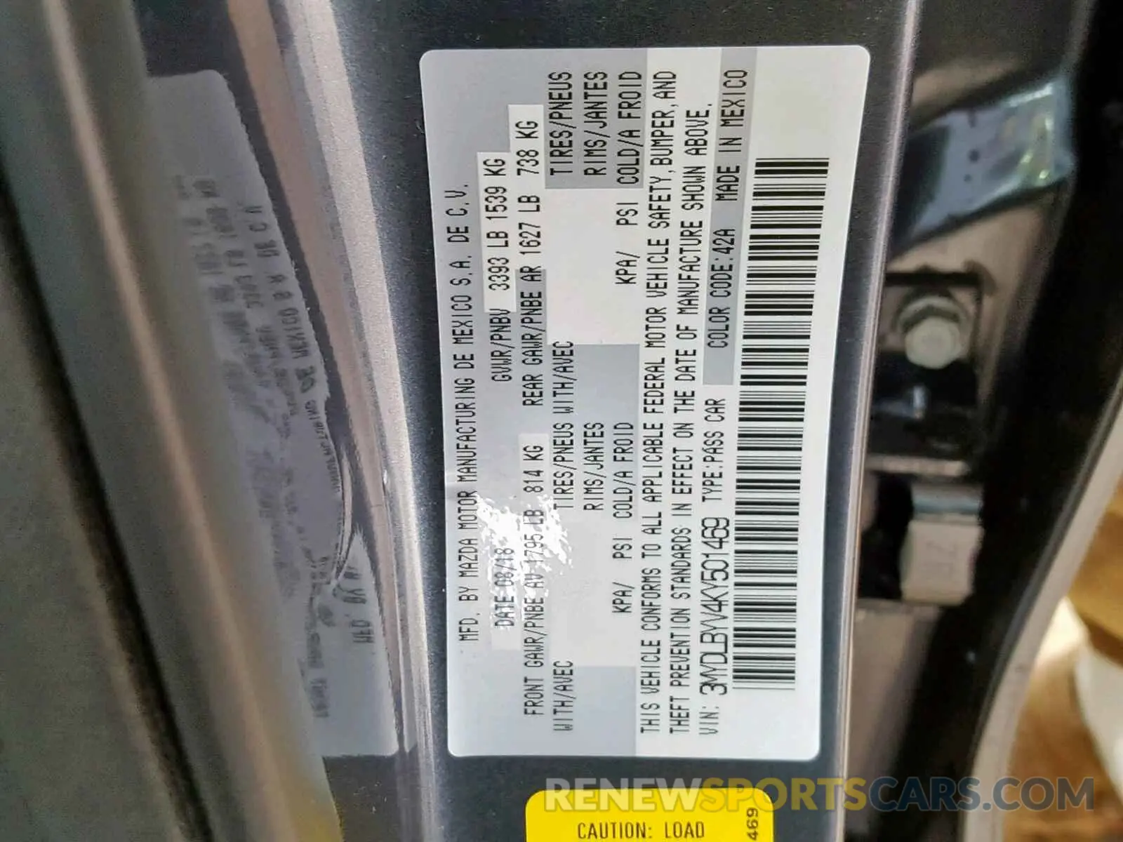 10 Photograph of a damaged car 3MYDLBYV4KY501469 TOYOTA YARIS 2019