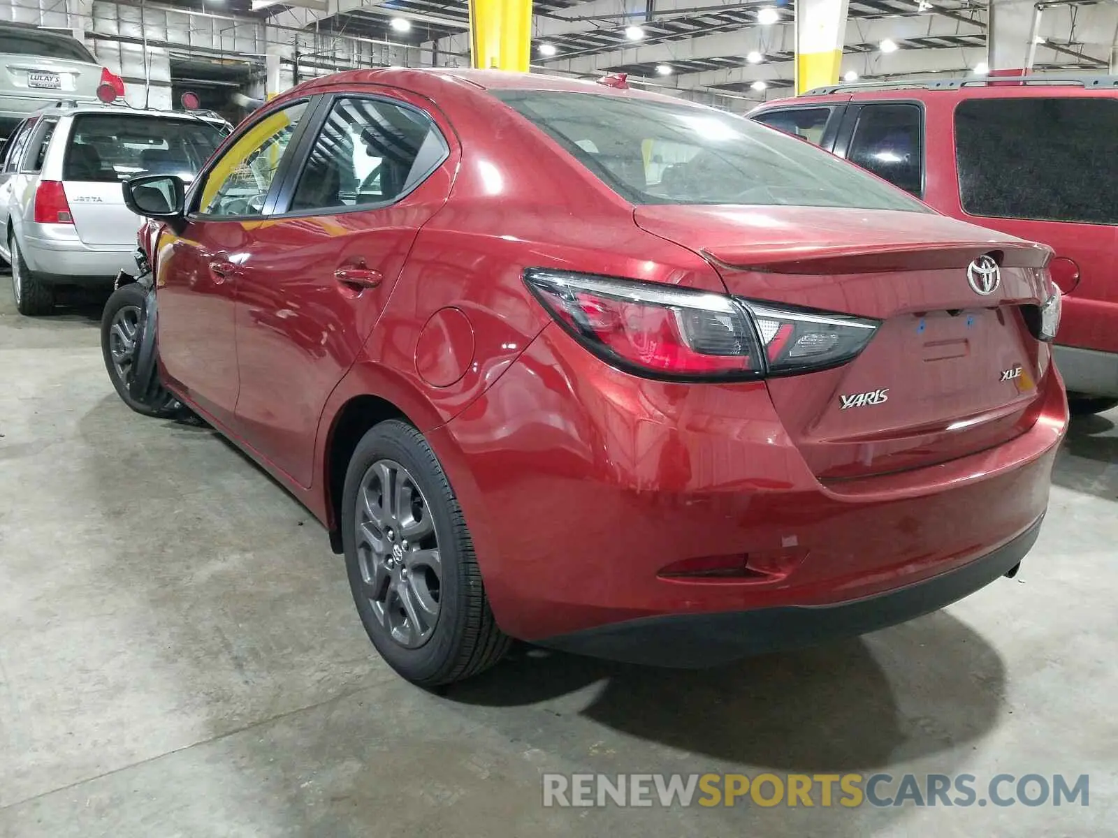 3 Photograph of a damaged car 3MYDLBYV4KY508826 TOYOTA YARIS 2019