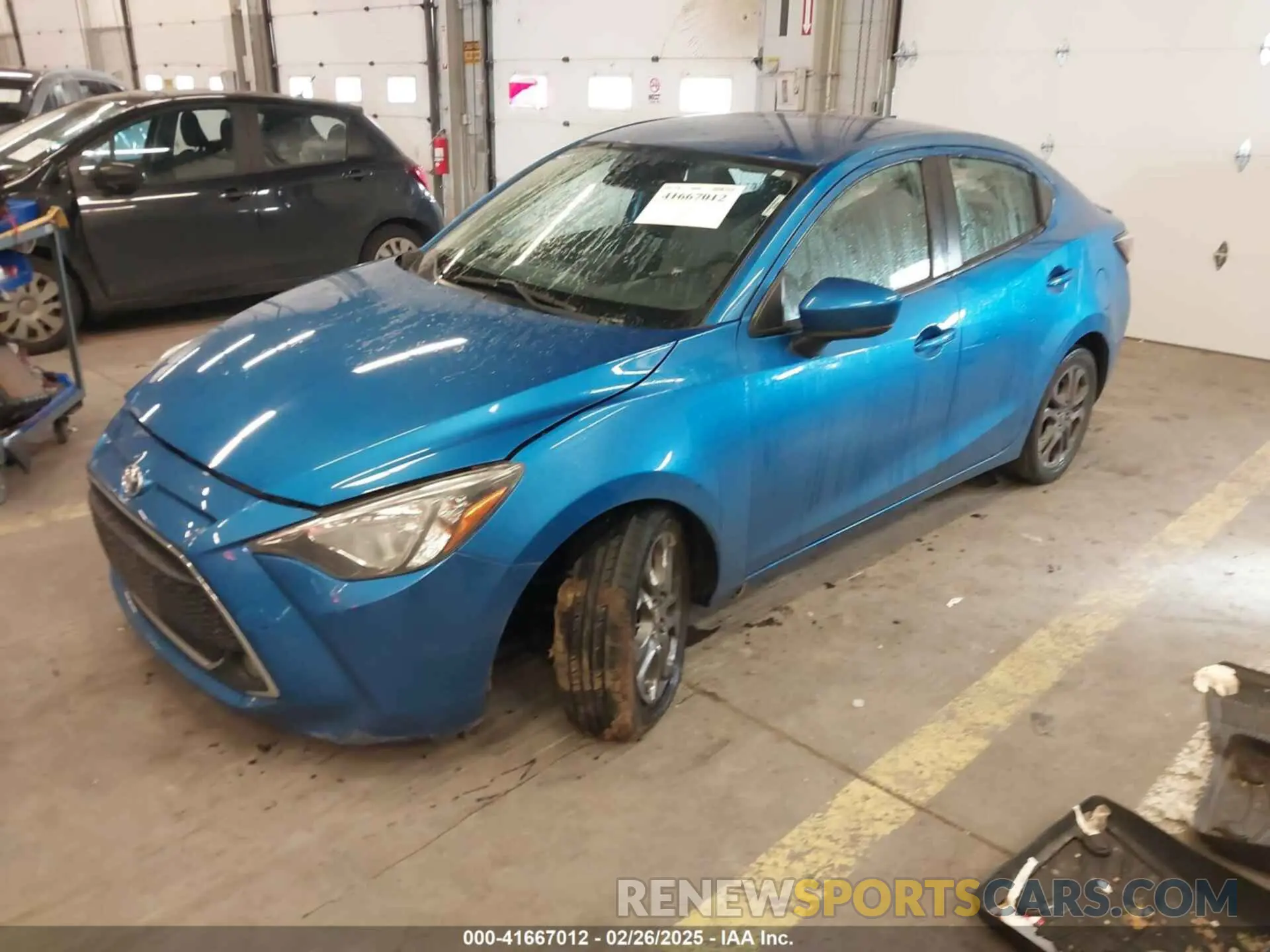 2 Фотография поврежденного автомобиля 3MYDLBYV4KY510172 TOYOTA YARIS 2019