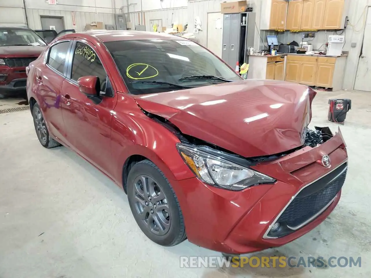 1 Photograph of a damaged car 3MYDLBYV4KY510351 TOYOTA YARIS 2019