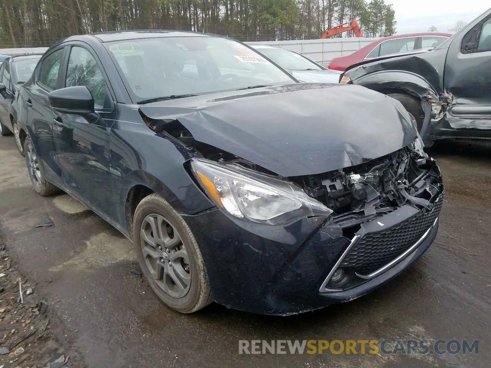 1 Photograph of a damaged car 3MYDLBYV4KY513248 TOYOTA YARIS 2019
