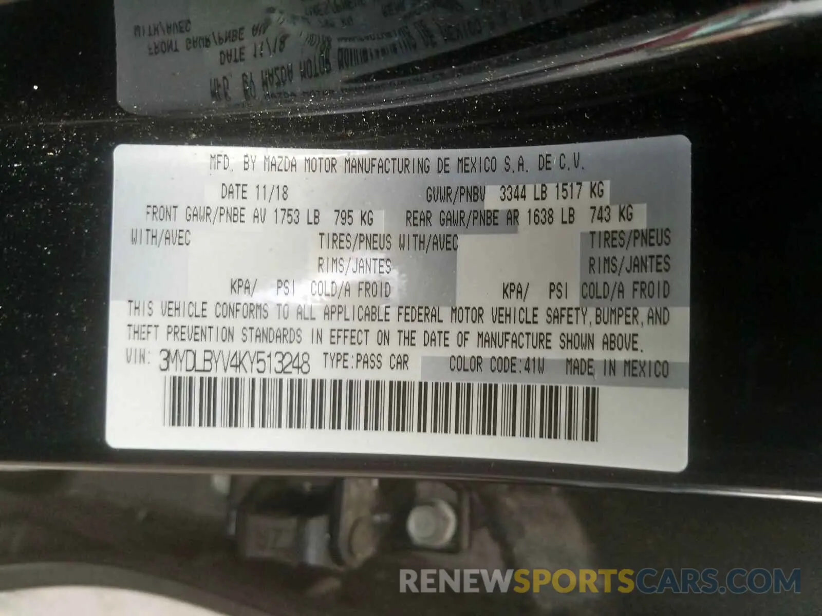 10 Photograph of a damaged car 3MYDLBYV4KY513248 TOYOTA YARIS 2019
