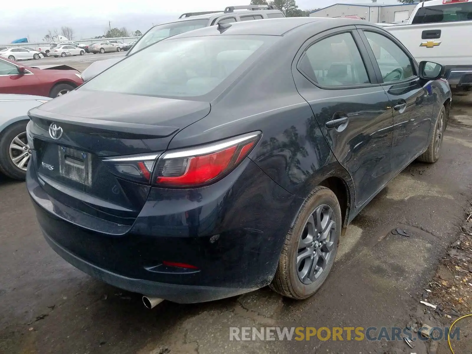 4 Photograph of a damaged car 3MYDLBYV4KY513248 TOYOTA YARIS 2019