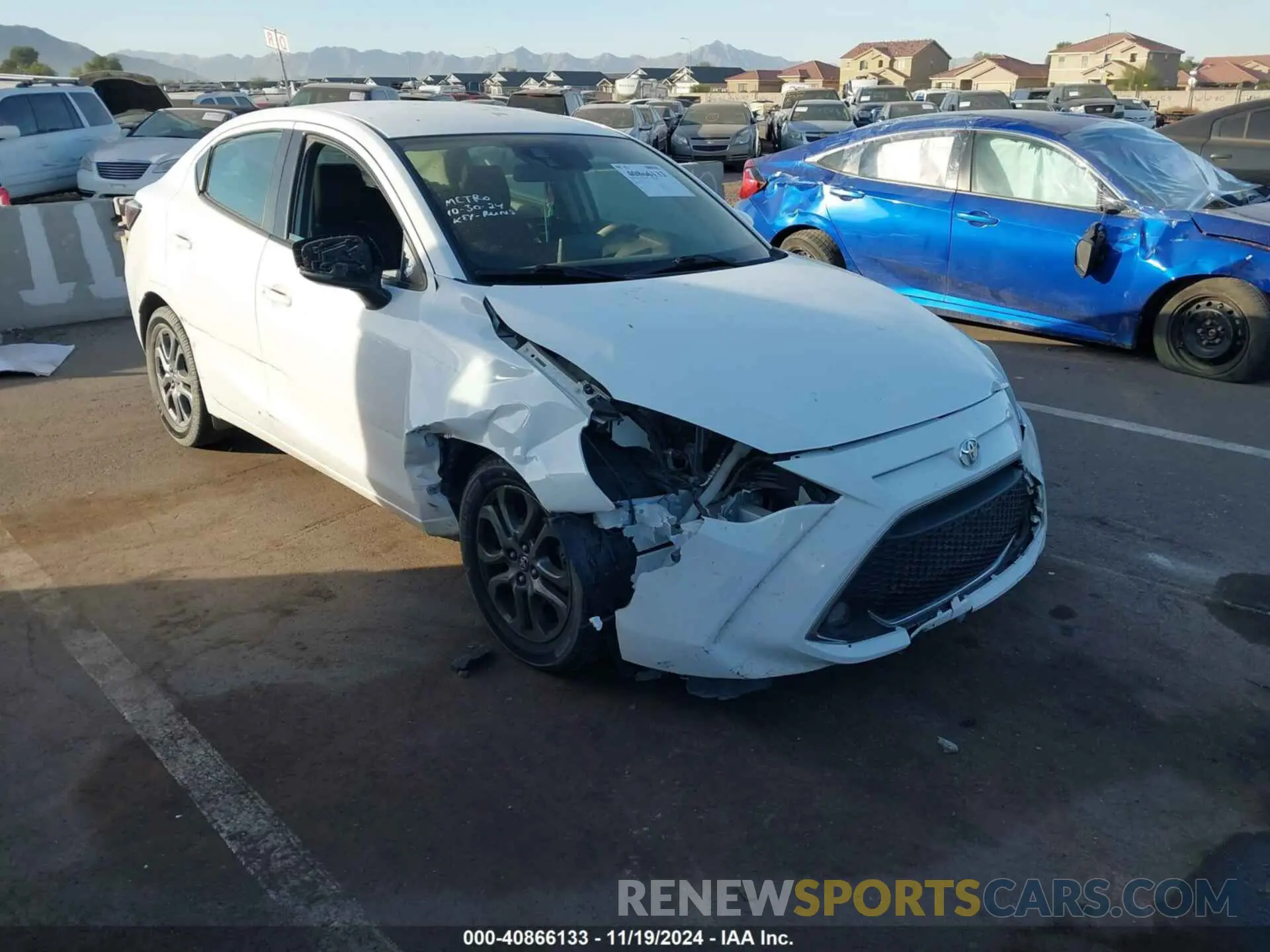 1 Фотография поврежденного автомобиля 3MYDLBYV5KY514294 TOYOTA YARIS 2019