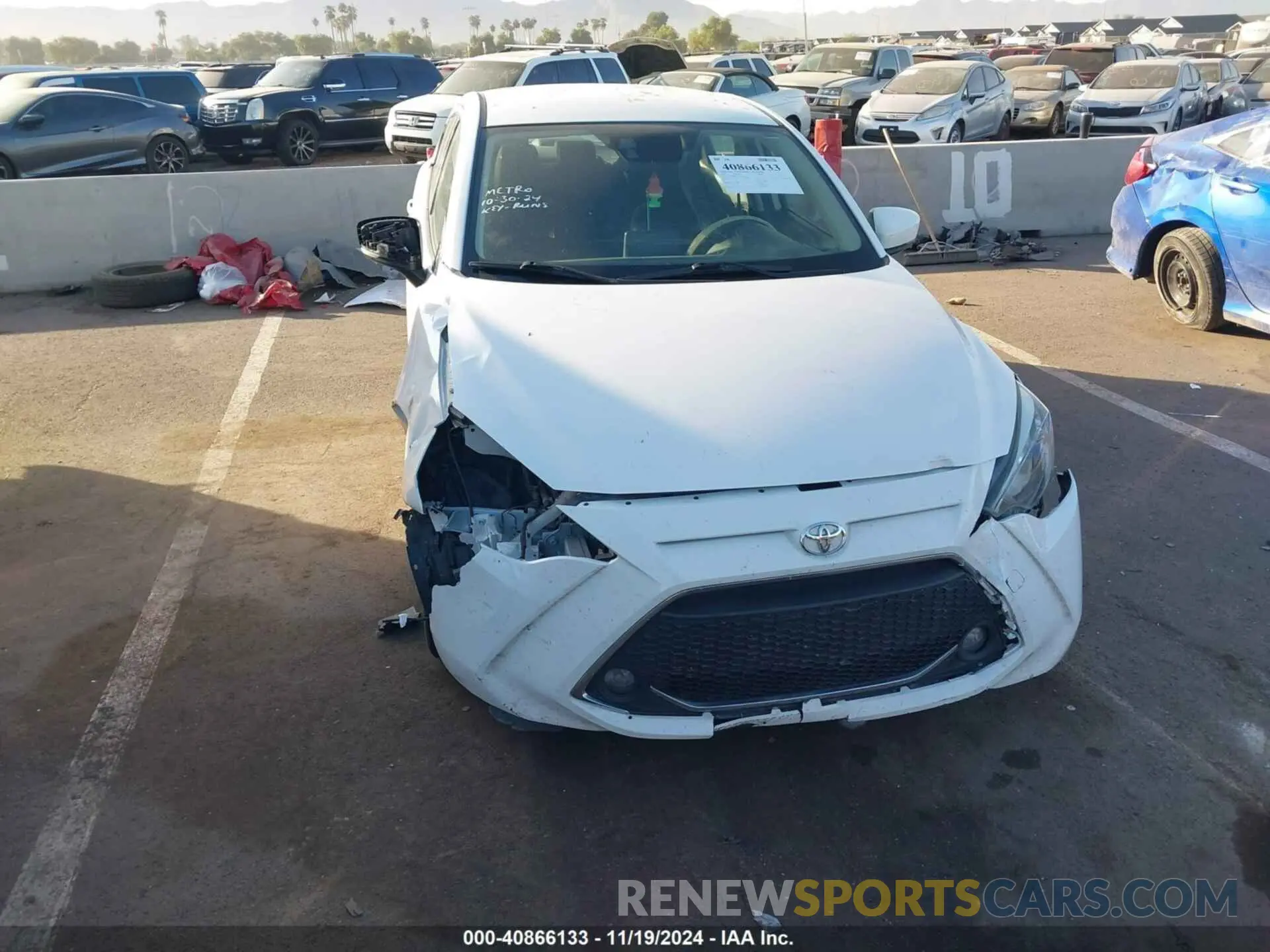 6 Фотография поврежденного автомобиля 3MYDLBYV5KY514294 TOYOTA YARIS 2019