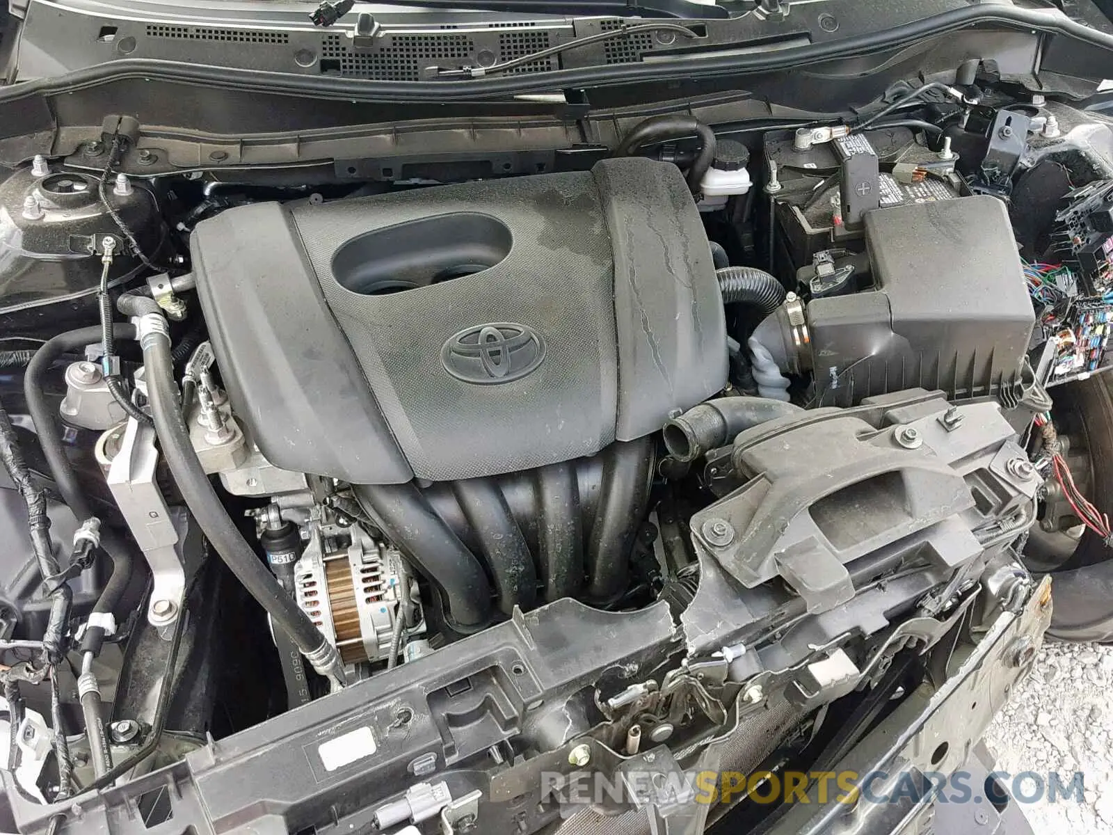 7 Photograph of a damaged car 3MYDLBYV5KY517468 TOYOTA YARIS 2019