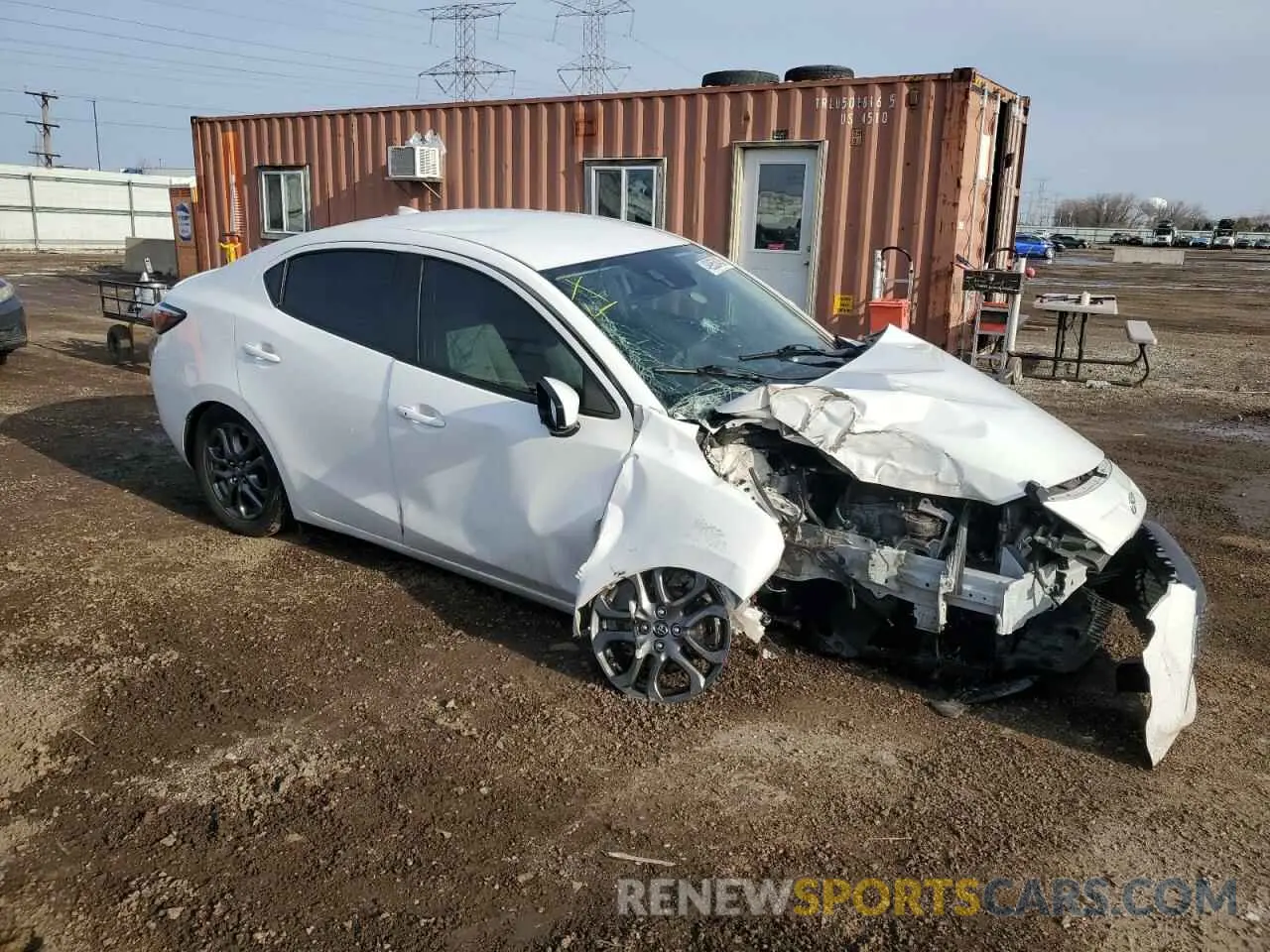 4 Photograph of a damaged car 3MYDLBYV5KY518247 TOYOTA YARIS 2019
