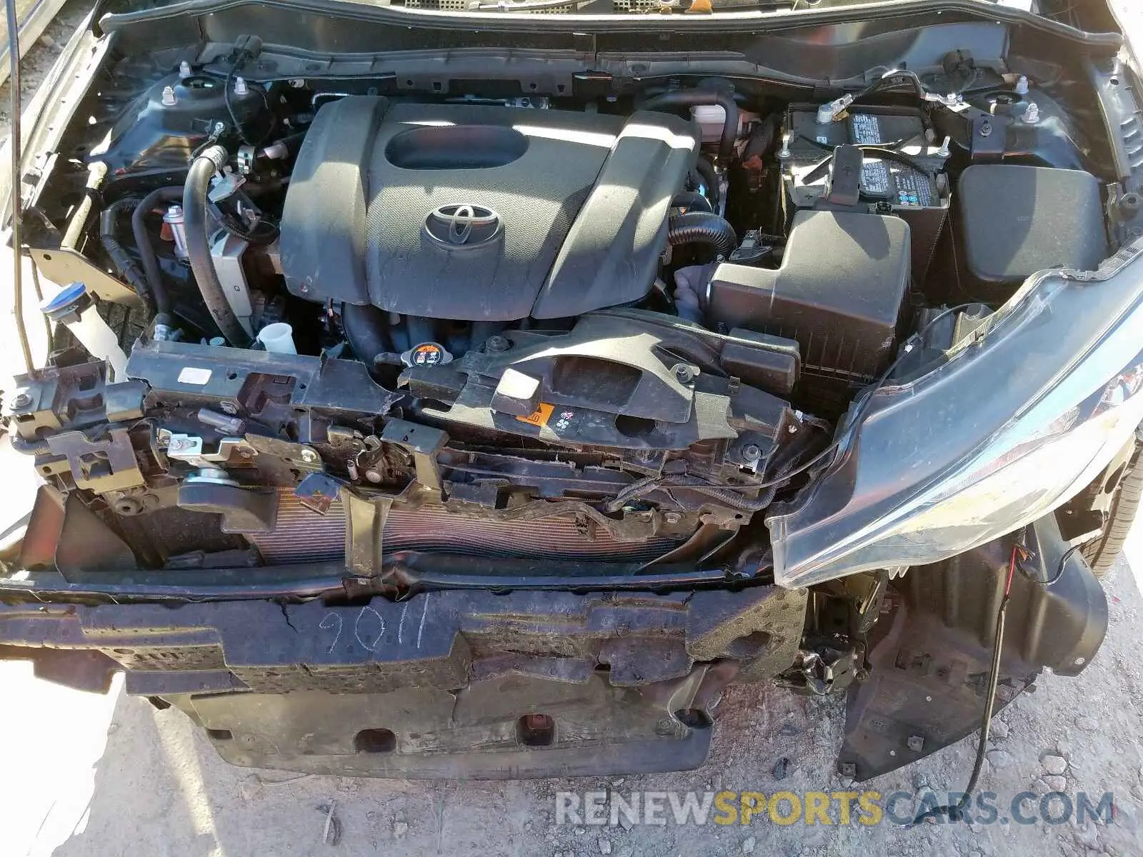 7 Photograph of a damaged car 3MYDLBYV5KY518670 TOYOTA YARIS 2019