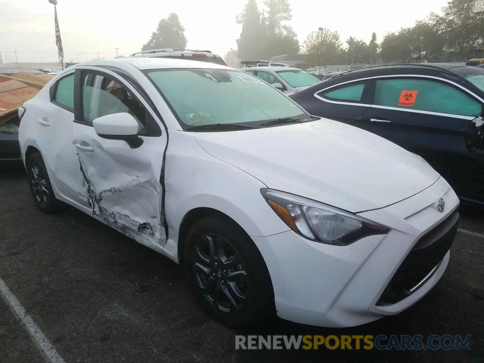 1 Photograph of a damaged car 3MYDLBYV5KY524274 TOYOTA YARIS 2019