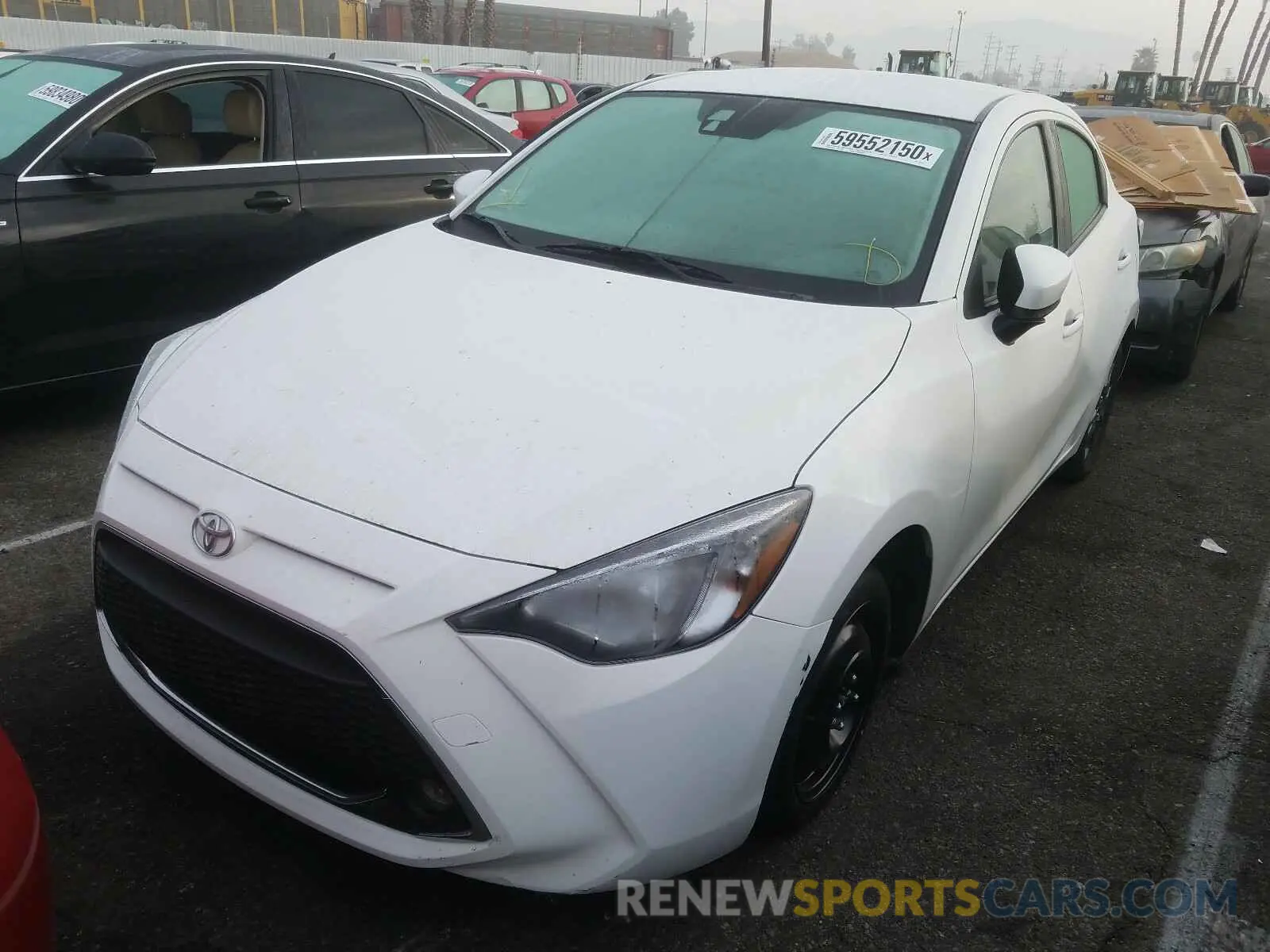 2 Photograph of a damaged car 3MYDLBYV5KY524274 TOYOTA YARIS 2019