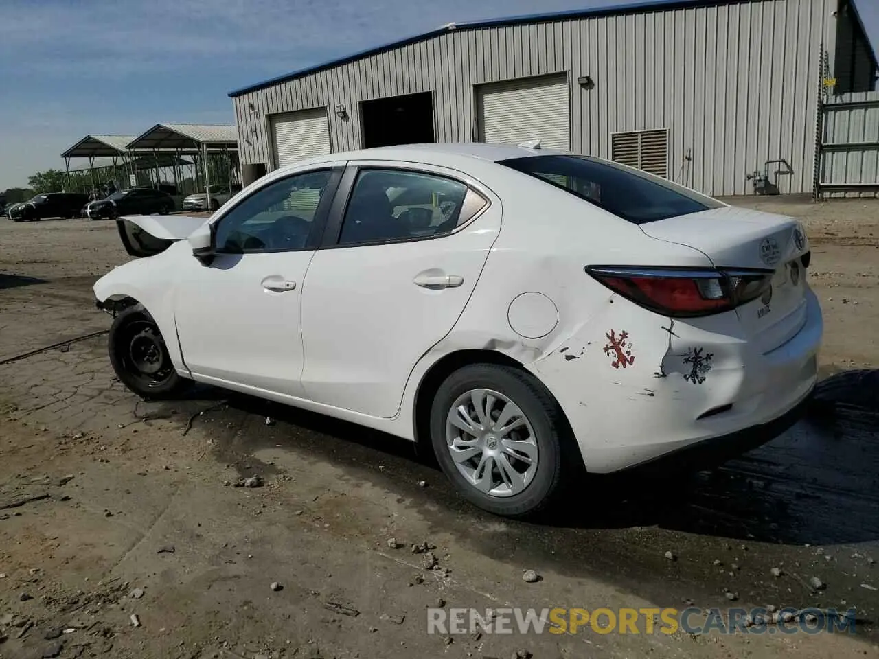 2 Photograph of a damaged car 3MYDLBYV6KY516622 TOYOTA YARIS 2019