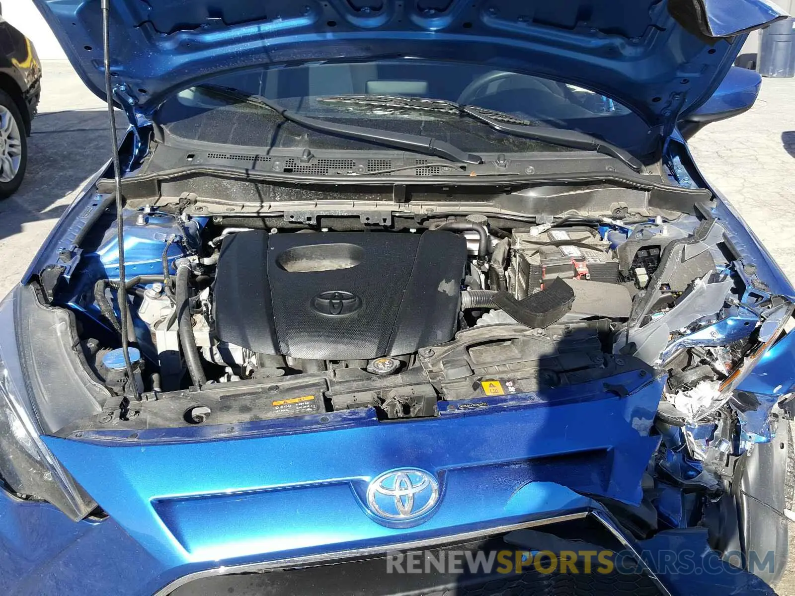 7 Photograph of a damaged car 3MYDLBYV7KY508271 TOYOTA YARIS 2019