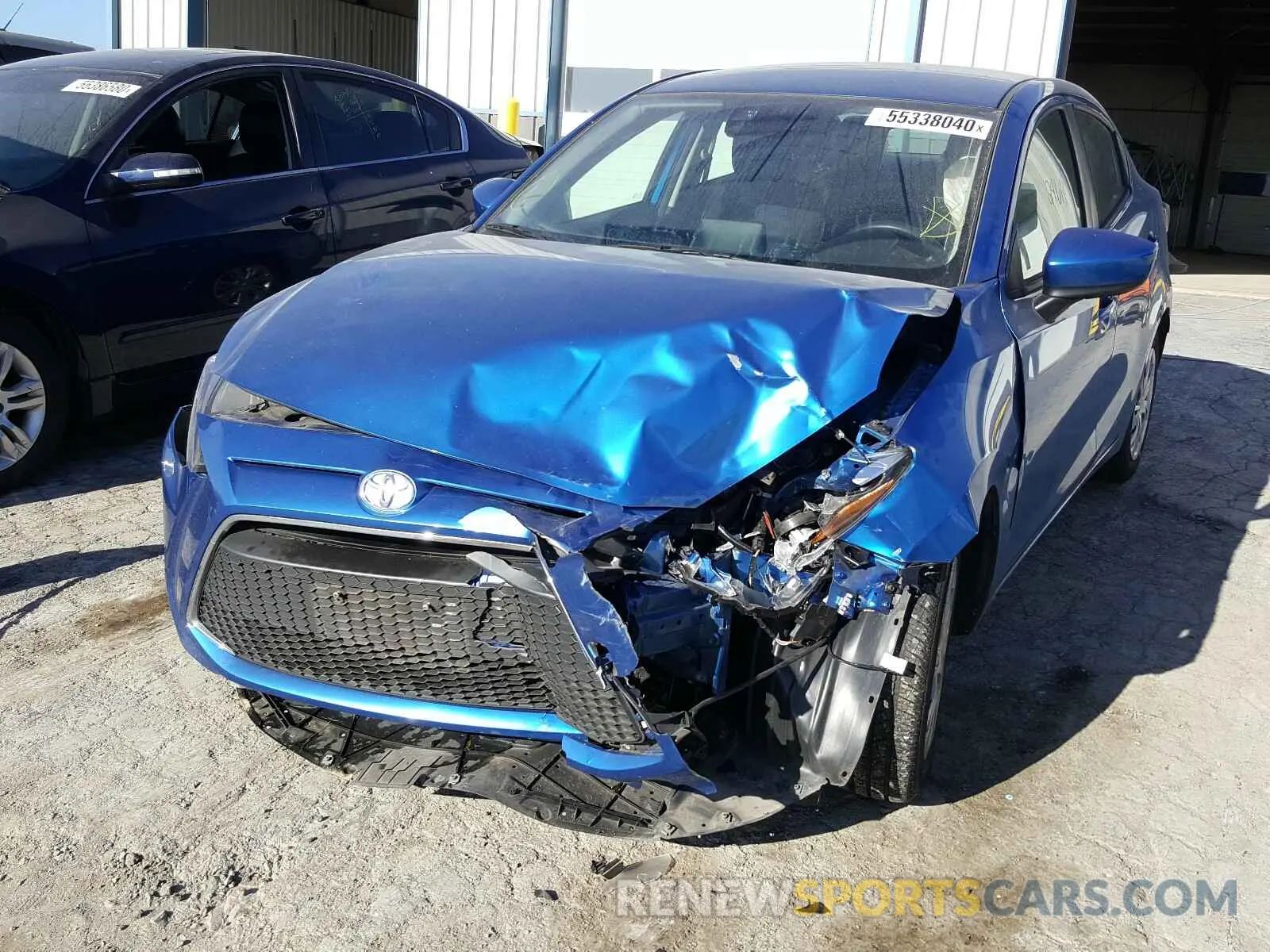 9 Photograph of a damaged car 3MYDLBYV7KY508271 TOYOTA YARIS 2019