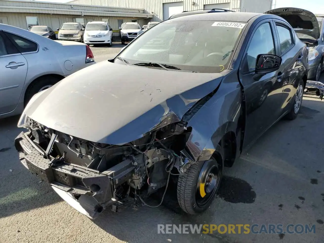 1 Фотография поврежденного автомобиля 3MYDLBYV7KY514068 TOYOTA YARIS 2019