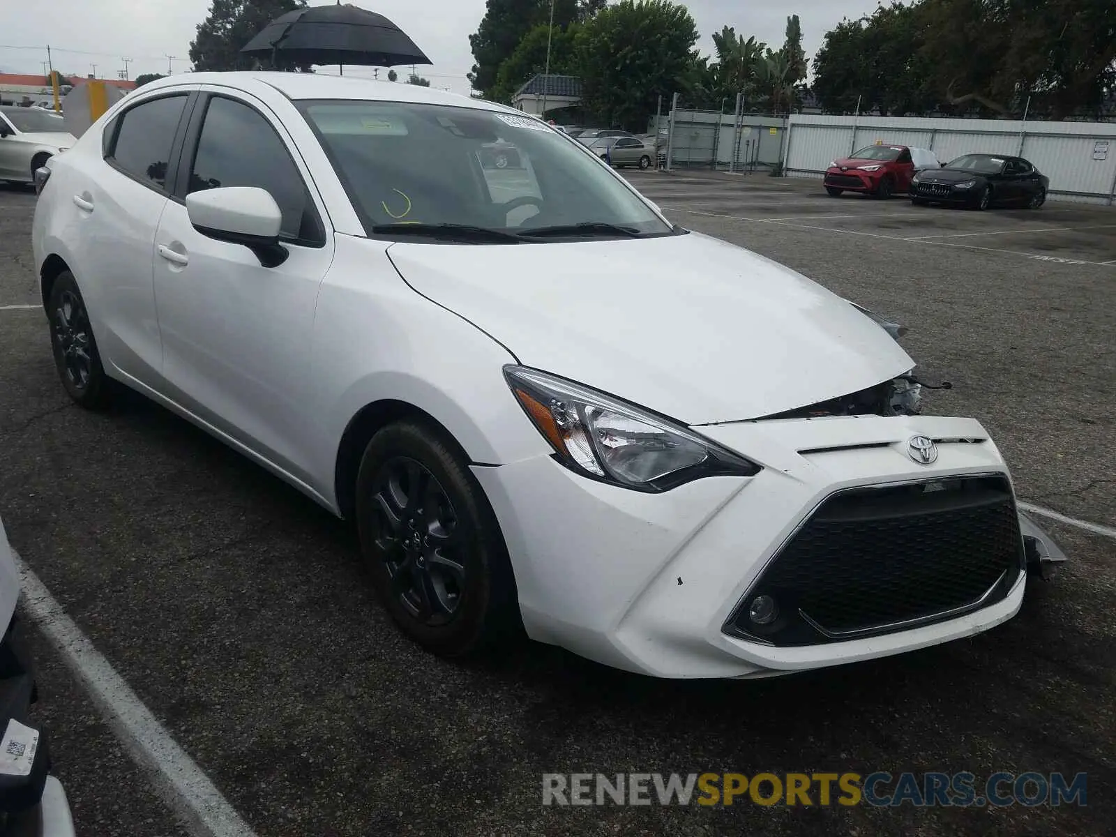 1 Photograph of a damaged car 3MYDLBYV7KY521750 TOYOTA YARIS 2019