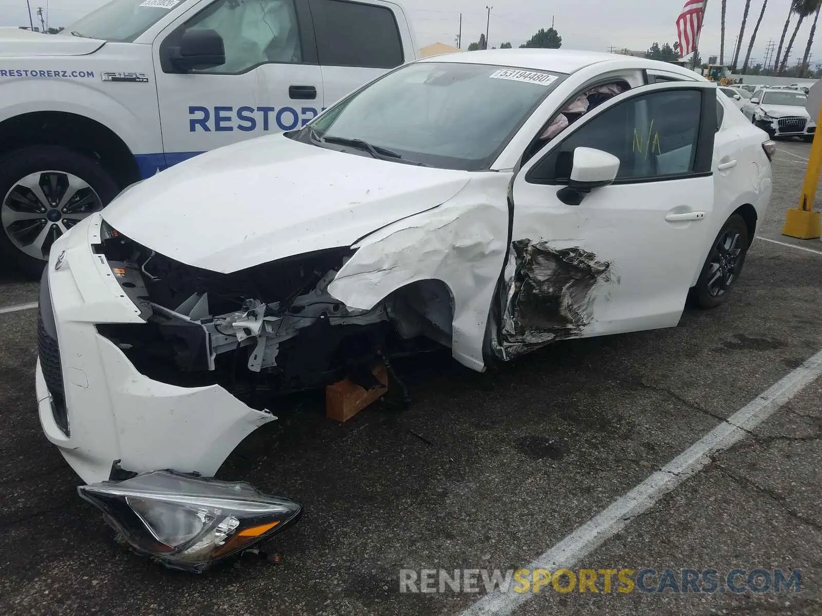 2 Photograph of a damaged car 3MYDLBYV7KY521750 TOYOTA YARIS 2019