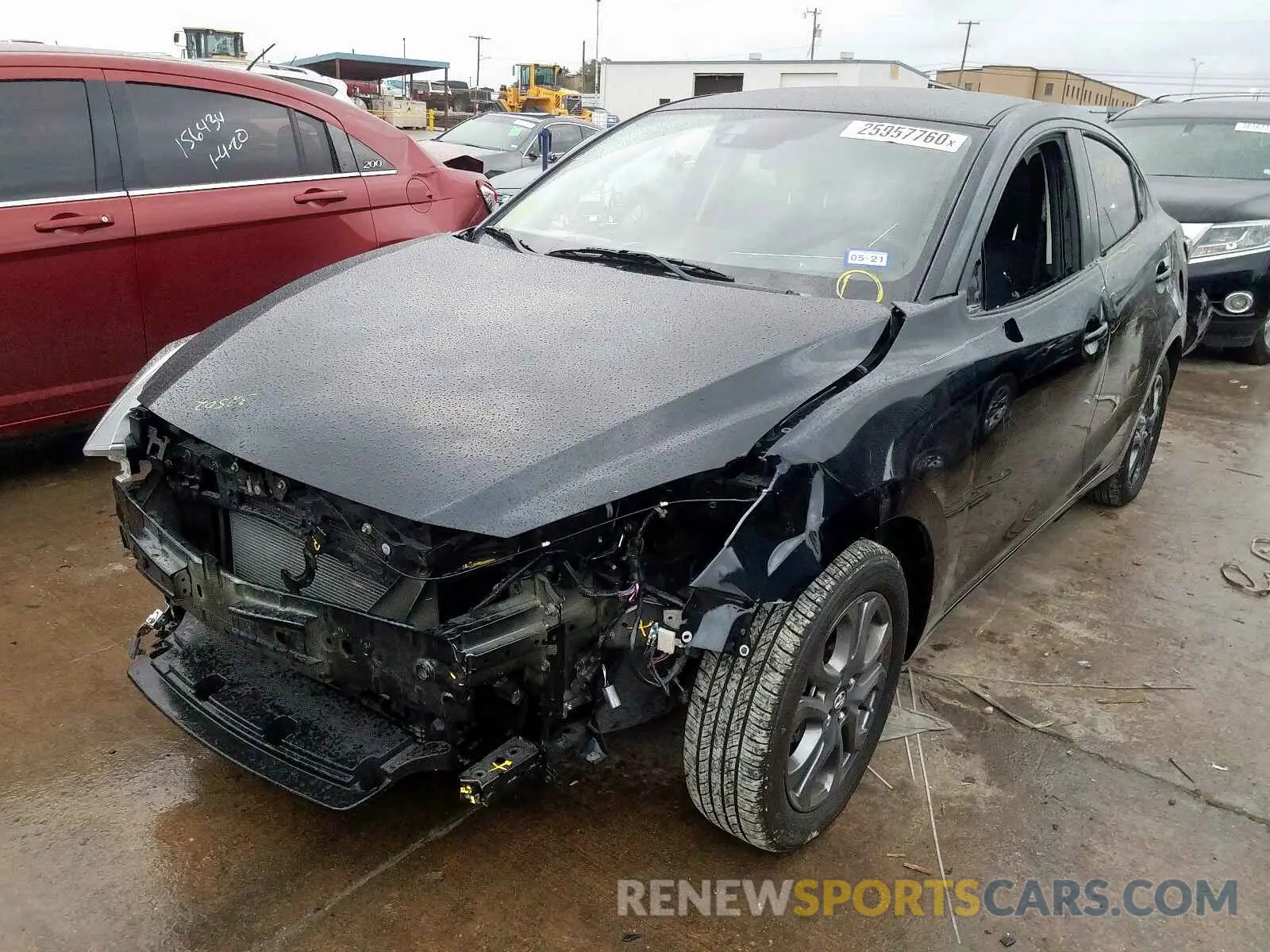 2 Photograph of a damaged car 3MYDLBYV7KY526950 TOYOTA YARIS 2019