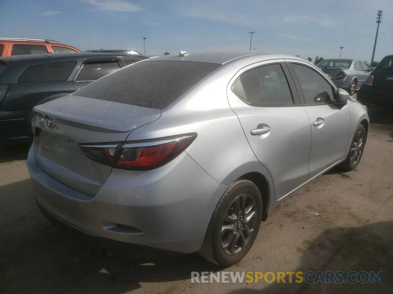 4 Photograph of a damaged car 3MYDLBYV8KY503953 TOYOTA YARIS 2019