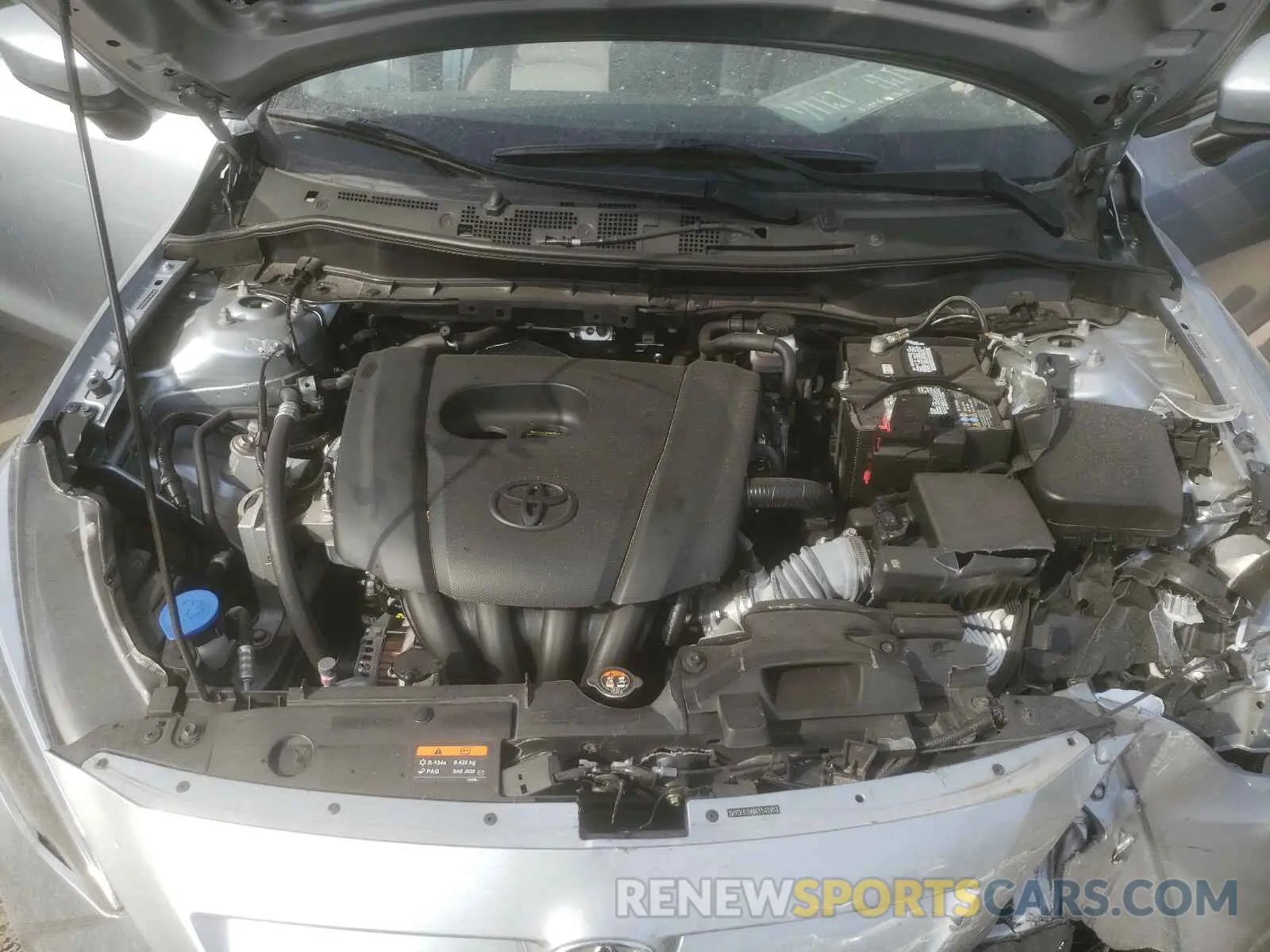 7 Photograph of a damaged car 3MYDLBYV8KY503953 TOYOTA YARIS 2019
