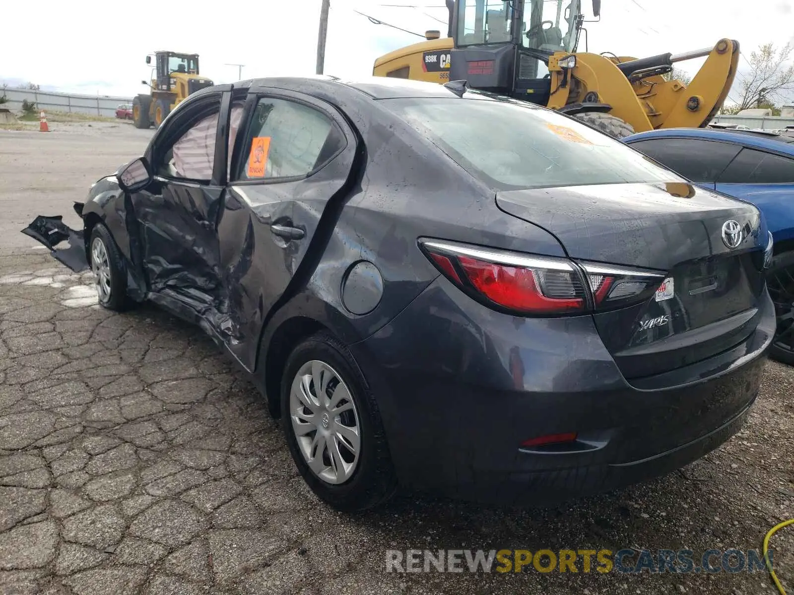 3 Photograph of a damaged car 3MYDLBYV8KY503970 TOYOTA YARIS 2019