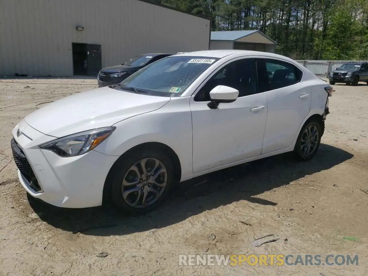 1 Photograph of a damaged car 3MYDLBYV8KY509056 TOYOTA YARIS 2019