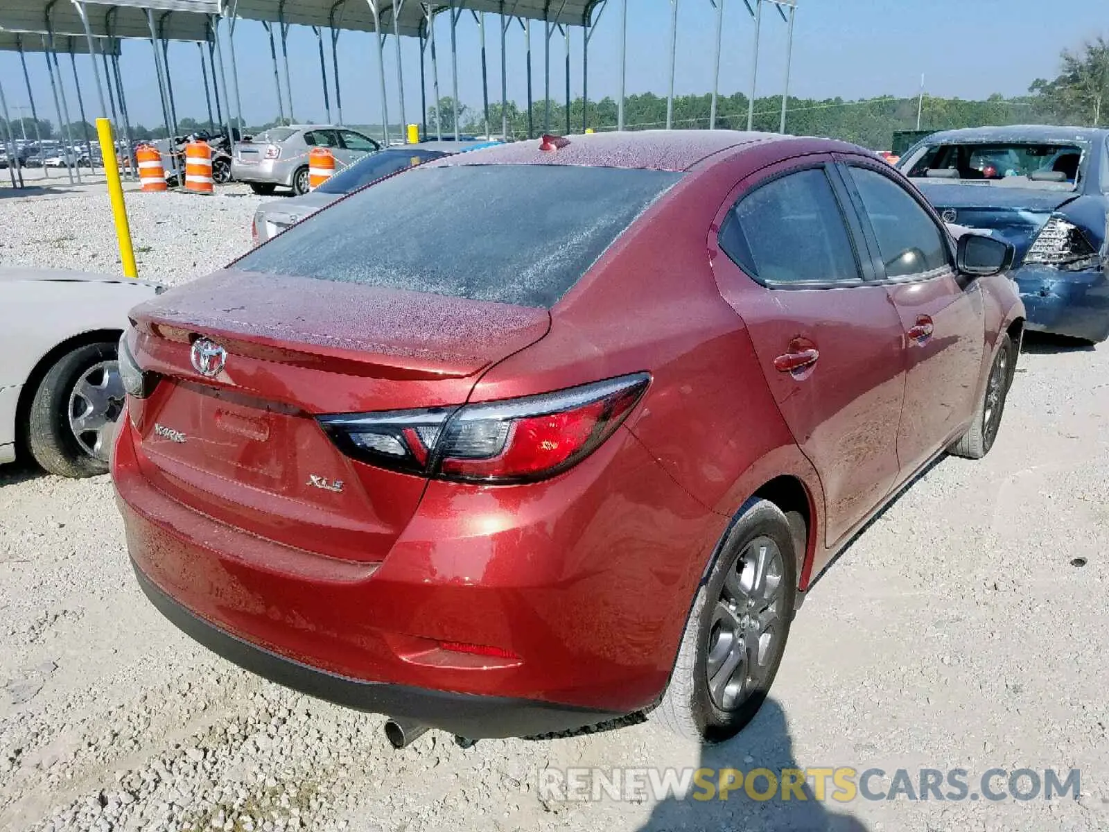 4 Photograph of a damaged car 3MYDLBYV8KY510854 TOYOTA YARIS 2019