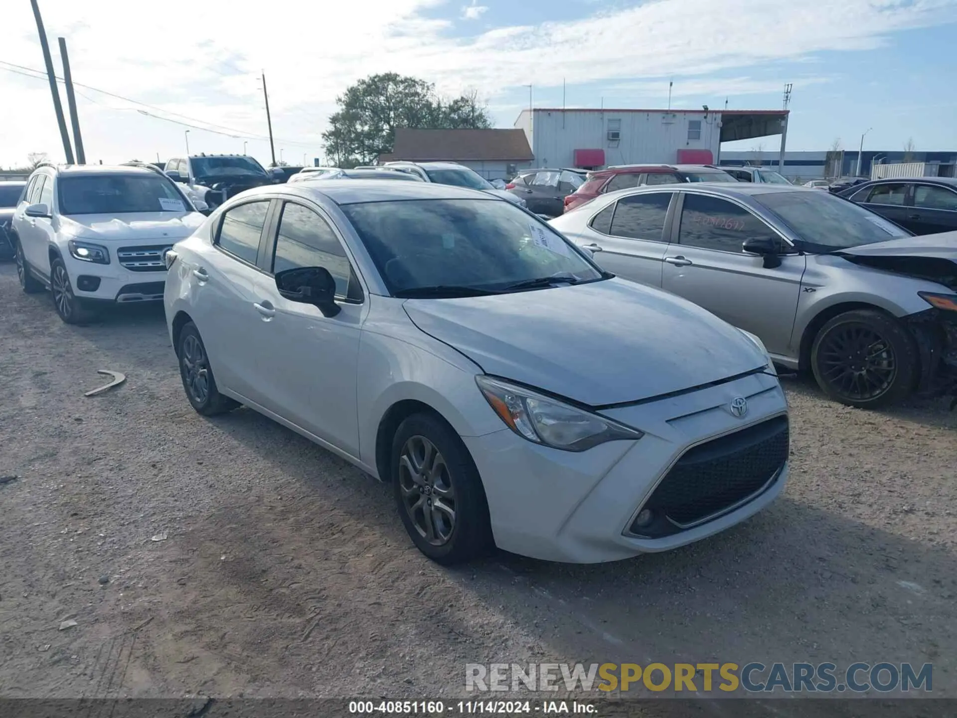 1 Фотография поврежденного автомобиля 3MYDLBYV8KY515746 TOYOTA YARIS 2019