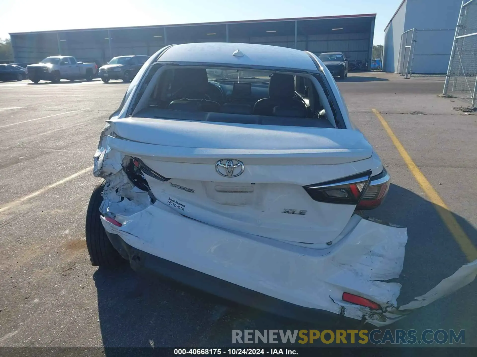 16 Фотография поврежденного автомобиля 3MYDLBYV8KY517710 TOYOTA YARIS 2019