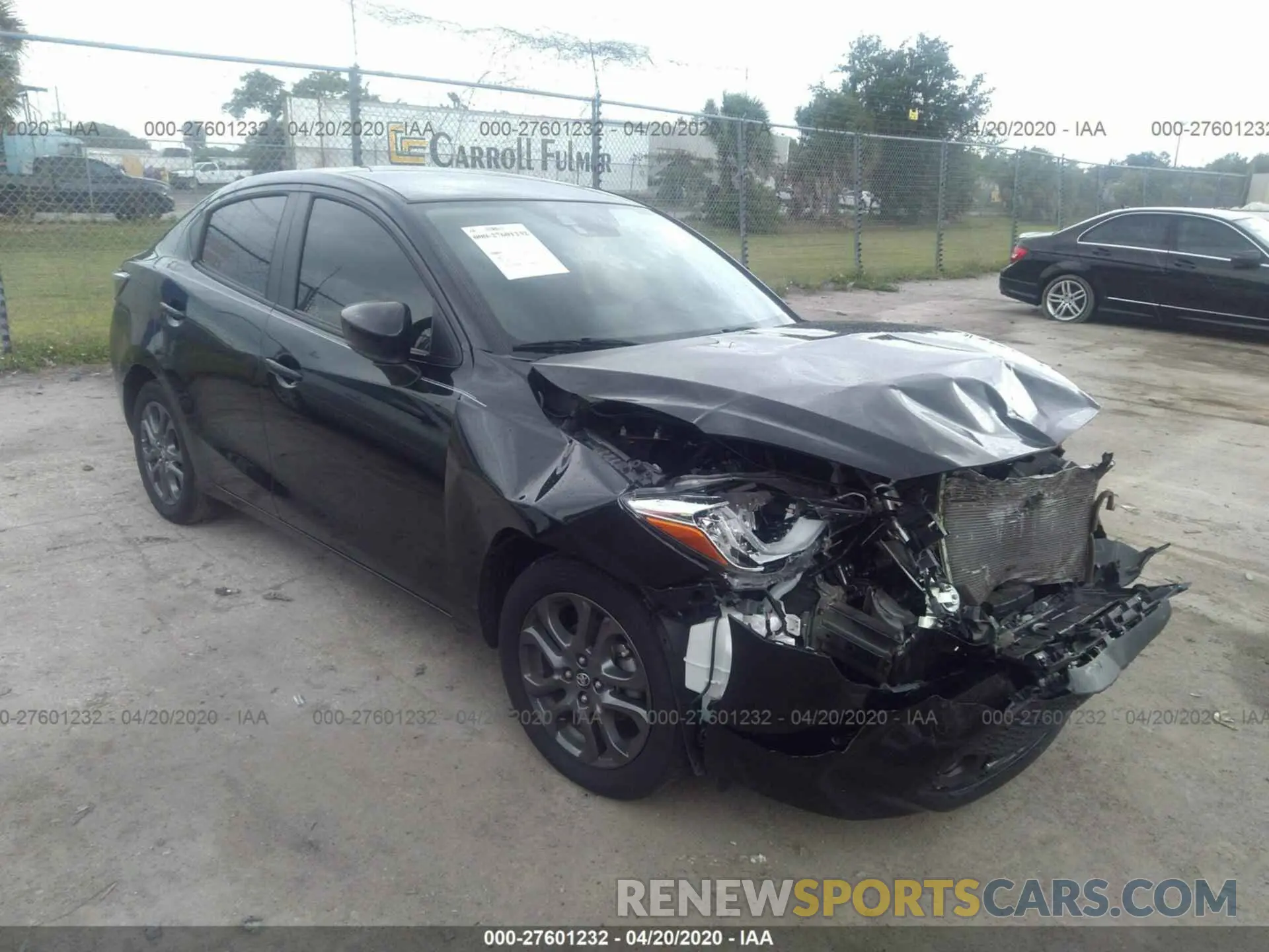 1 Photograph of a damaged car 3MYDLBYV8KY524849 TOYOTA YARIS 2019