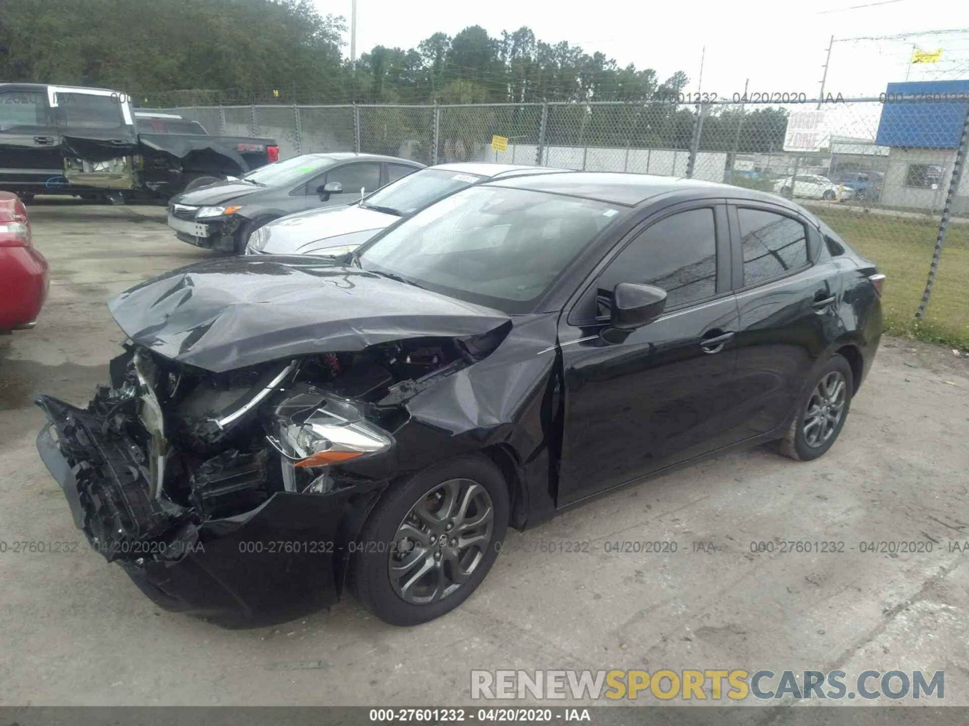 2 Photograph of a damaged car 3MYDLBYV8KY524849 TOYOTA YARIS 2019