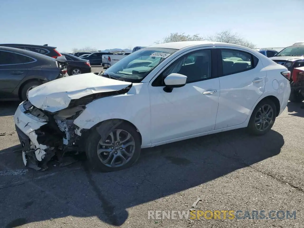 1 Photograph of a damaged car 3MYDLBYV8KY526794 TOYOTA YARIS 2019
