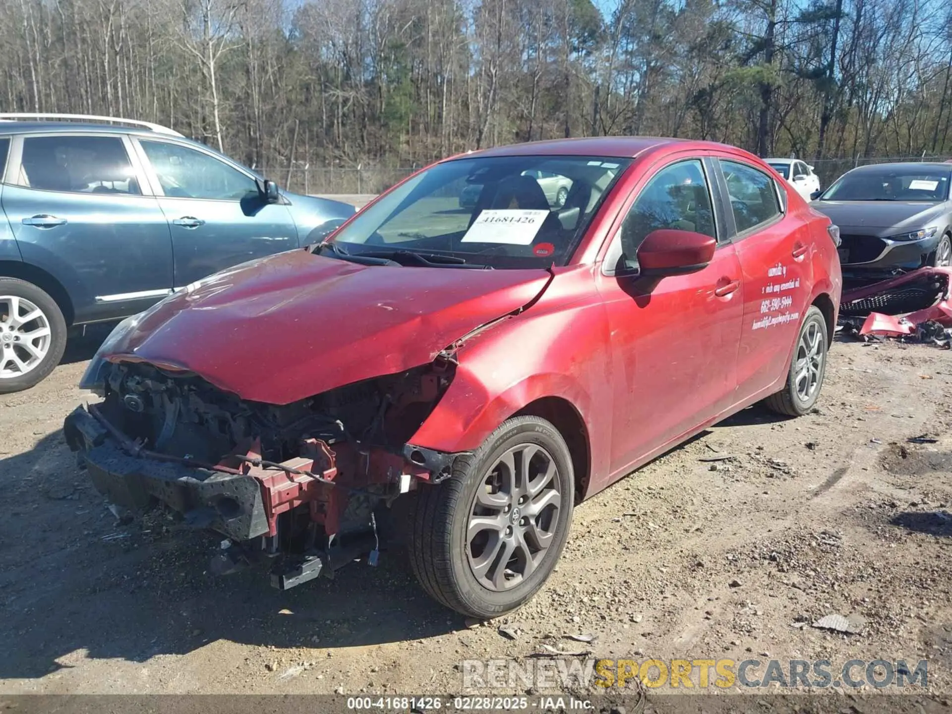2 Photograph of a damaged car 3MYDLBYV9KY502584 TOYOTA YARIS 2019