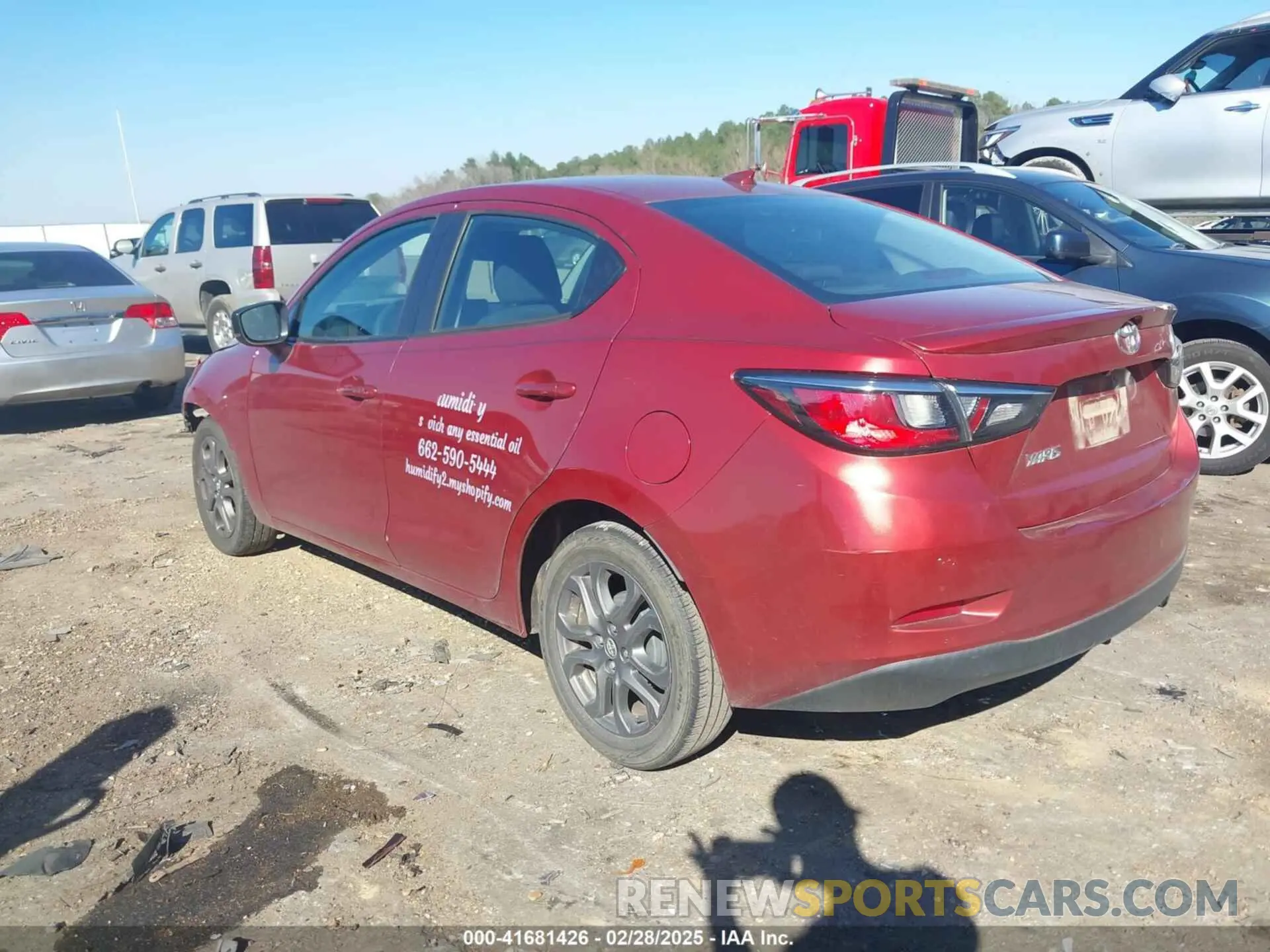 3 Photograph of a damaged car 3MYDLBYV9KY502584 TOYOTA YARIS 2019