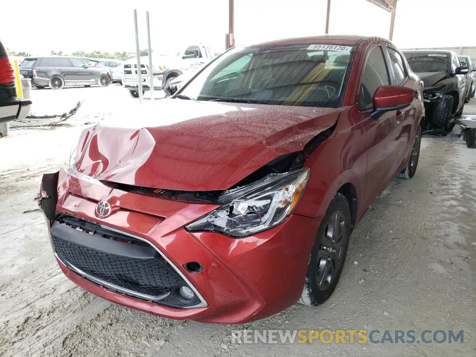 2 Photograph of a damaged car 3MYDLBYV9KY511057 TOYOTA YARIS 2019