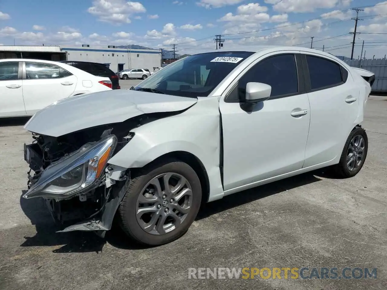 1 Photograph of a damaged car 3MYDLBYV9KY512340 TOYOTA YARIS 2019